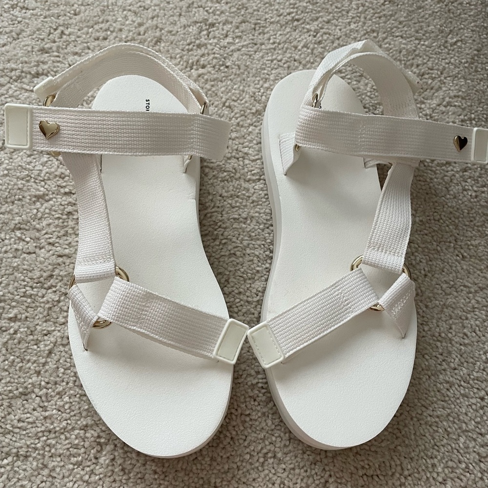 Stoney Clover Lane for Target White Sandals size 9